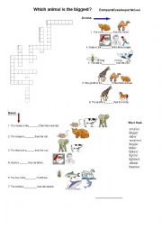 English Worksheet: Comparatives and Superlatives 