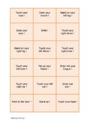 English Worksheet: Speaking with children: cards to do!