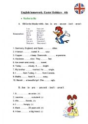 English Worksheet: use of grammar