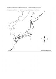 English Worksheet: Japan past simple continuous