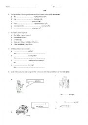 English Worksheet: VERB TO BE