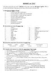 English Worksheet: crossword puzzle