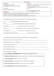 English Worksheet: Past Tense