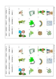 English Worksheet: St. Patricks Day Vocabulary