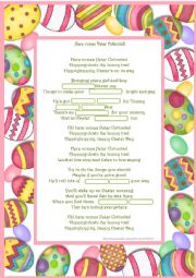 Here comes Peter Cottontail - song lyrics + fill in the gaps 