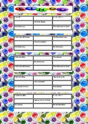 English Worksheet: Questions and Answers Bingo
