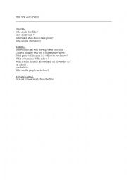 English Worksheet: THE WE AND THE I_film