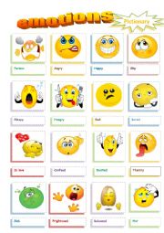 English Worksheet: emotions 