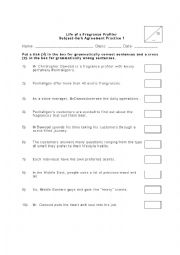 5 Subject Verb Agreement Exercises