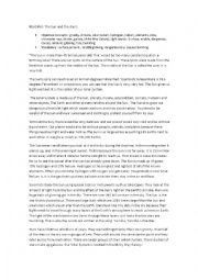 English Worksheet: Reading the solar system