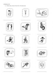 English Worksheet: Sports