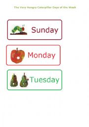 The Very Hungry Caterpillar Days of the Week(1)