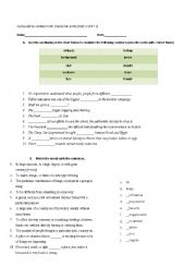 English Worksheet: a2