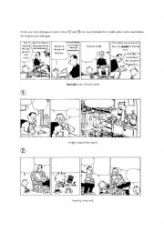 English Worksheet: Modal Verbs - Comic Strip - Calvin and Hobbs