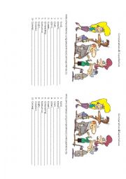 English Worksheet: Comparatives and Superlatives