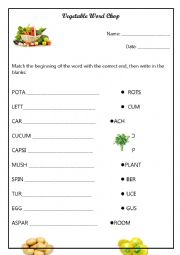 Vegetable Word Chop