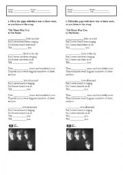 English Worksheet: Till there was you