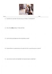 English Worksheet: life is beautiful questions 