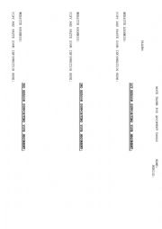 English Worksheet: Argument Essay Outline
