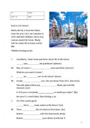 English Worksheet: Will Future