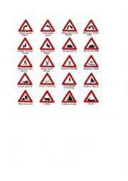 English Worksheet: Traffic Sign