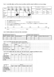 English Worksheet: frequency adverbs