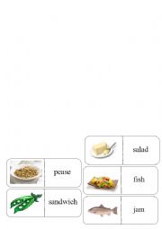 English Worksheet: FOOD DOMINO 3