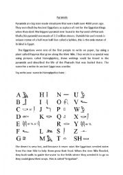 Ancient Egypt Introduction & worksheet