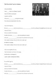 English Worksheet: Old Yellow Bricks by Arctic Monkeys