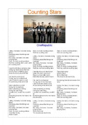 English Worksheet: Song - One republic