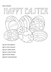 English Worksheet: Happy Easter