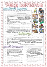 English Worksheet: Verb Tenses