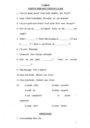 English Worksheet: English Activities Year 7