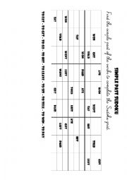 Simple past Sudoku - easy