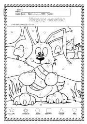 English Worksheet: easter 