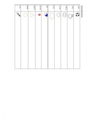 English Worksheet: THE NUMBERS- READ AND DRAW