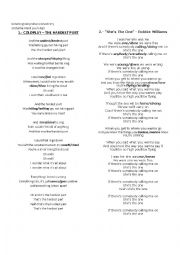 English Worksheet: Listening Comprehension