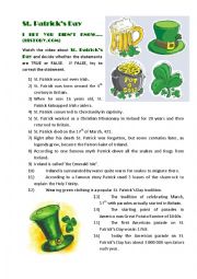 St.Patricks Day-Related Video: I Bet You Didnt Know ... ST. PATRICKS DAY