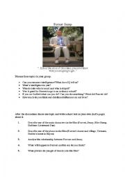 English Worksheet: Forrest Gump movie 