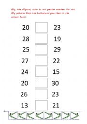 greater than and less than up to 30