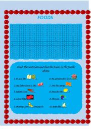 English Worksheet: Fruits & Likes and Dislikes