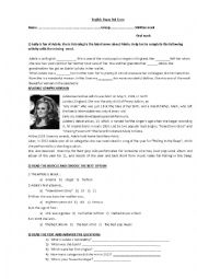 English Worksheet: English exam