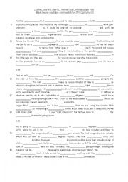 English Worksheet: Gas chromatographer listening comprehension