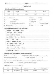 english test