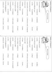 English Worksheet: How often ... 