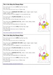 Easter Song and activities for kids