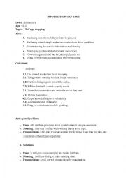 English Worksheet: information gap activity 