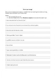 English Worksheet: Emphatic Structures Worksheet