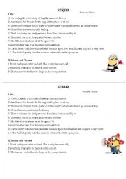 English Worksheet: SanMin B2 L7 voc.