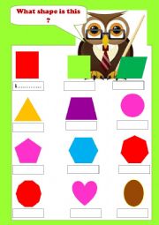 English Worksheet: SHAPE COLOUR AND DESCRIBE ROBOT